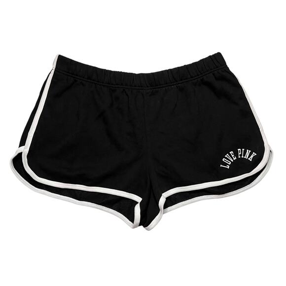 Victoria's Secret PINK Beach Terry Varsity Short Black and White Size XXL - Picture 1 of 5